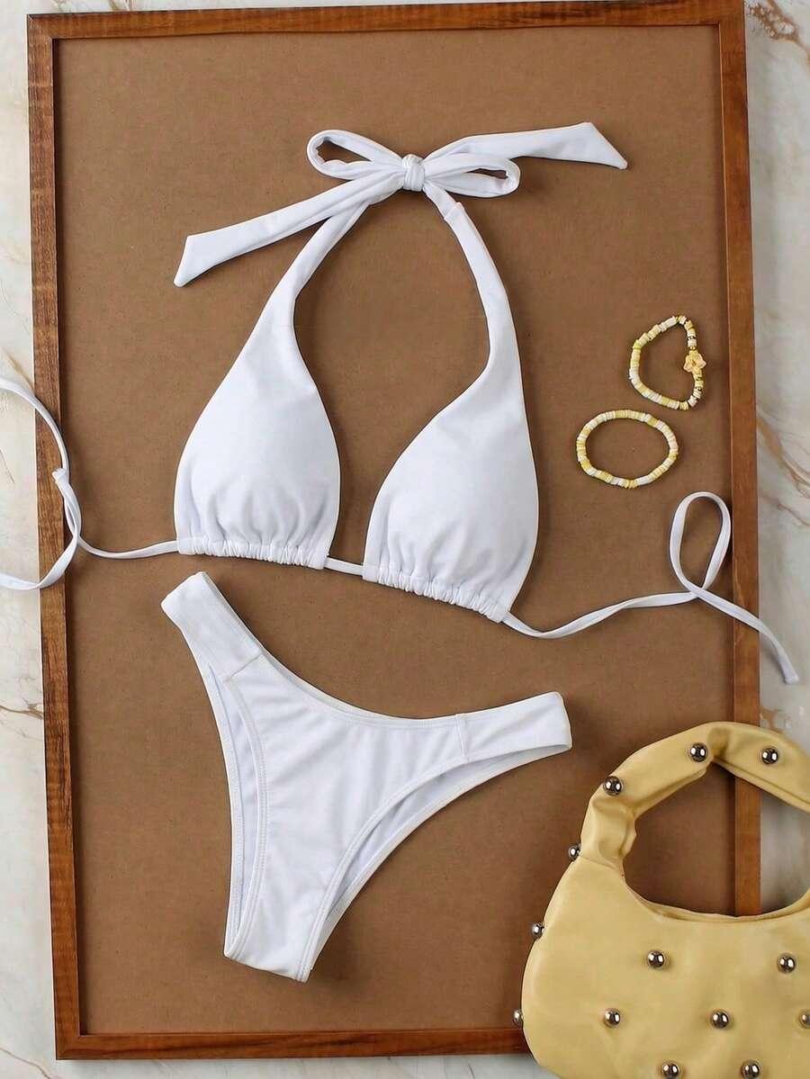 SHEIN DWUCZĘŚCIOWY STRÓJ KĄPIELOWY S09__XS