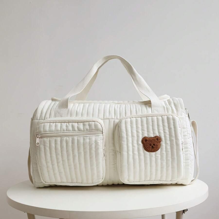 SHEIN TORBA WZÓR MISIE S07__48X22X26