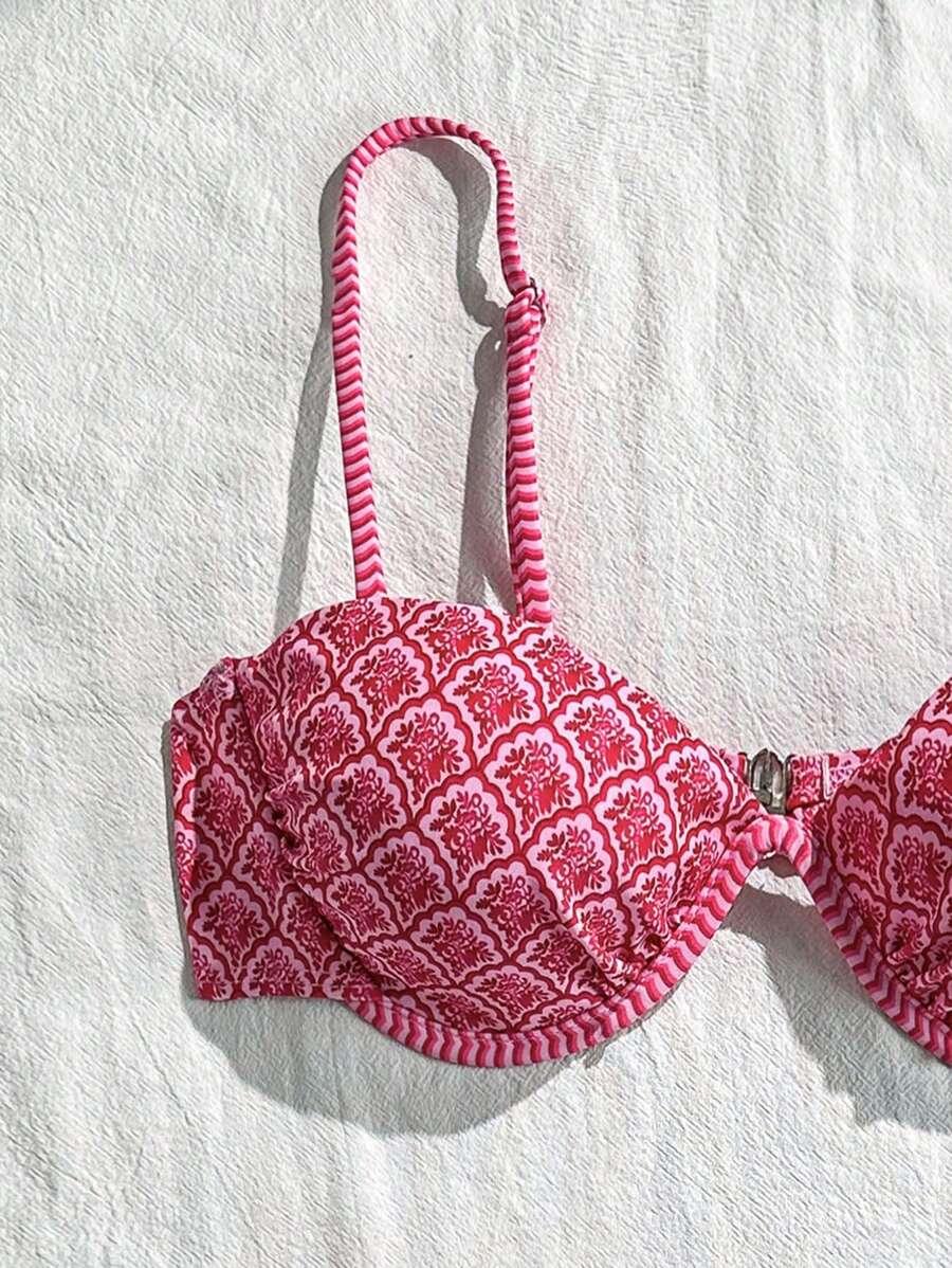 SHEIN DWUCZĘŚCIOWY STRÓJ KĄPIELOWY S09__L