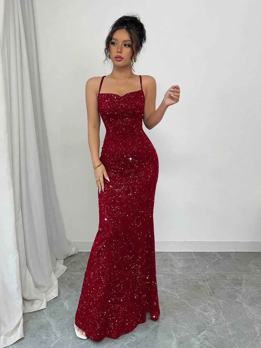 SELIANNE CZERWONA MAXI SUKIENKA S06__L