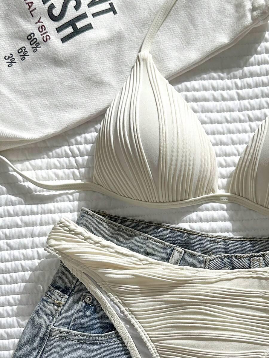 SHEIN DWUCZĘŚCIOWY STRÓJ KĄPIELOWY S09__S