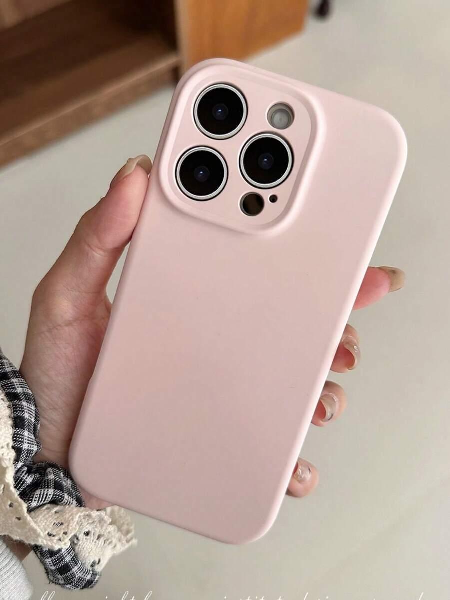 SHEIN RÓŻOWE ETUI NA TELEFON IPHONE 15 PLUS S07