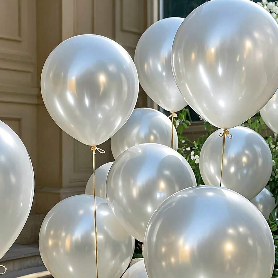 SHEIN BIAŁE BALONY 20-PACK S07