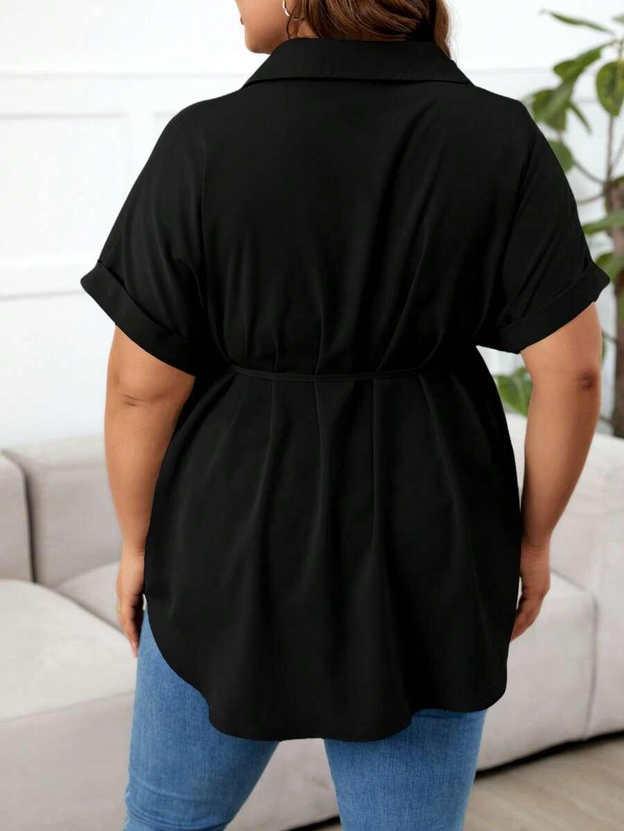 SHEIN KOSZULA CIĄŻOWA KRÓTKI RĘKAW S06__XXL