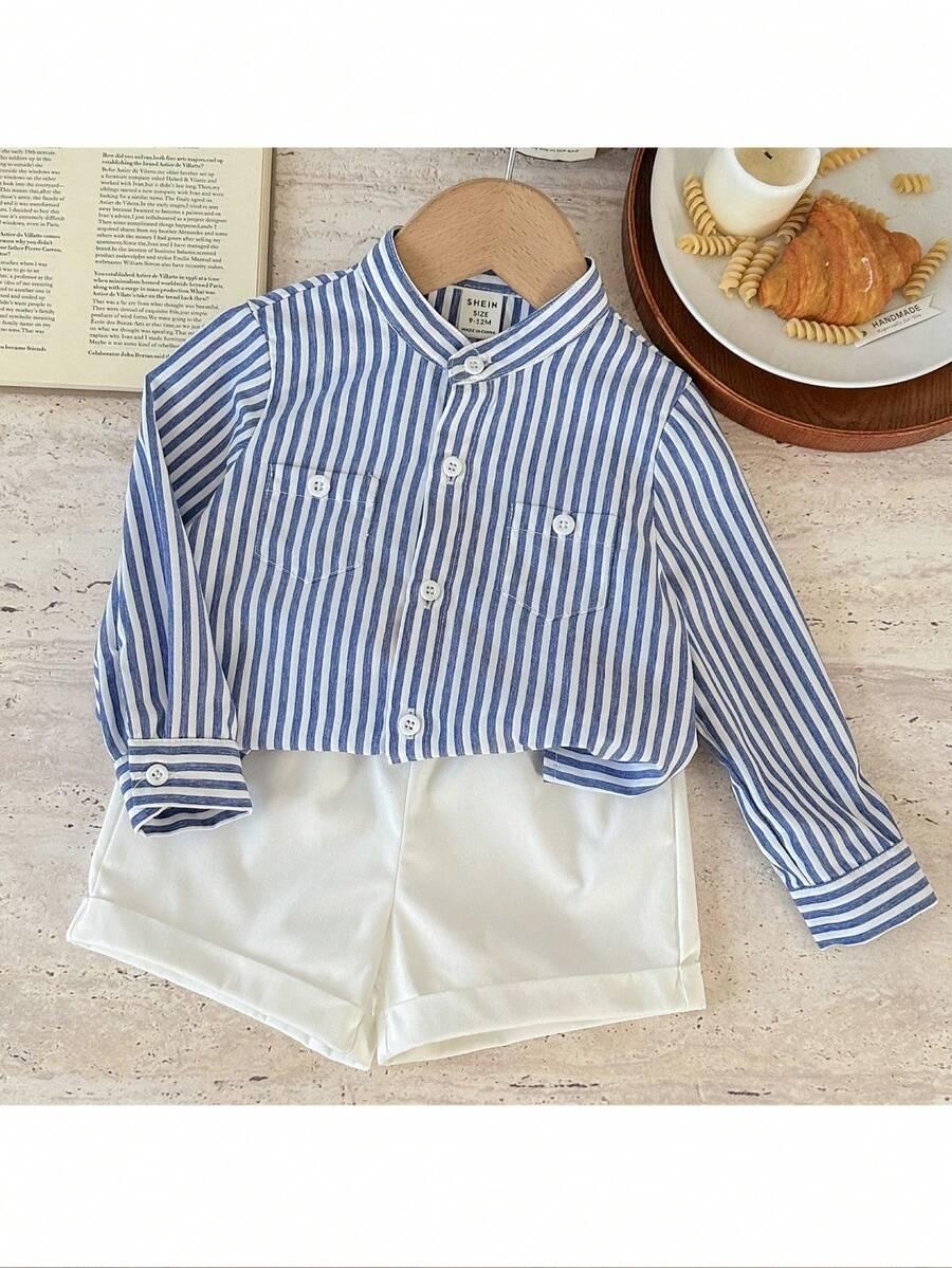 SHEIN KOMPLET KOSZULA SPODENKI S09__86-92