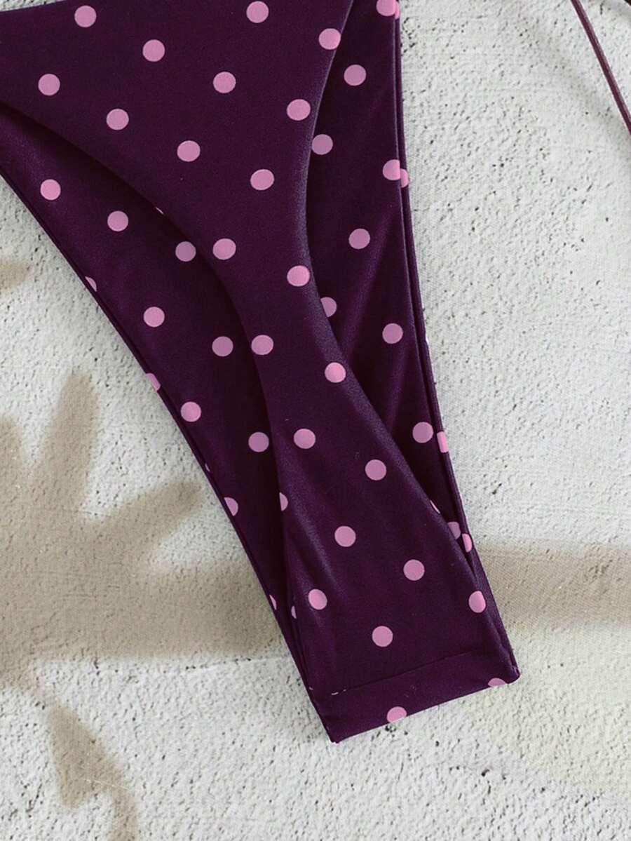 PEPPERMOLLY DWUCZĘŚCIOWY STRÓJ KĄPIELOWY WZÓR GROSZKI S09__XS