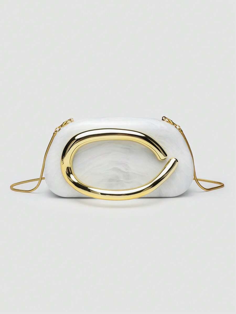 SHEIN BIAŁA TOREBKA ŁAŃCUSZEK S07__20X10