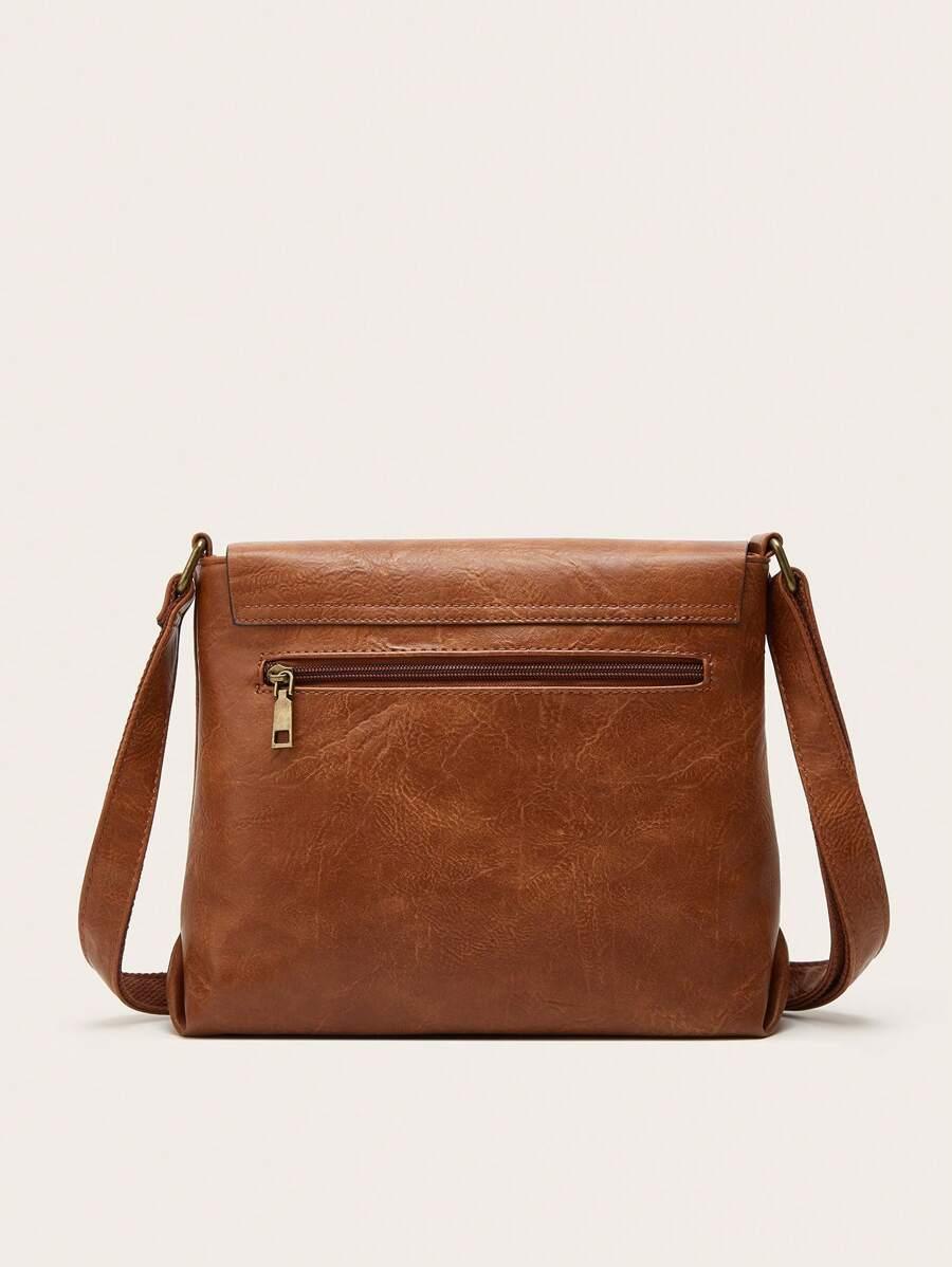 SHEIN BRĄZOWA TOREBKA NA RAMIĘ S07__27X23