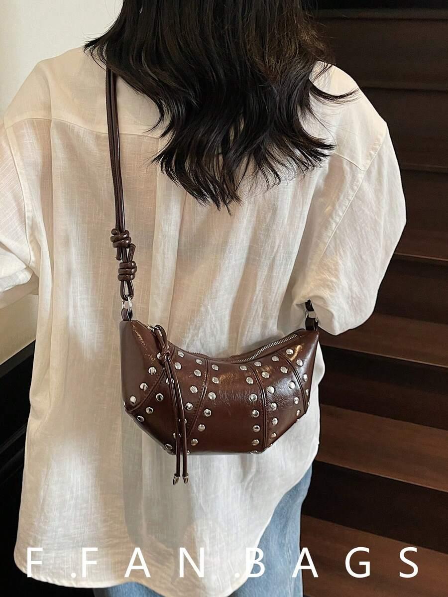 SHEIN BRĄZOWA TOREBKA ZAMEK S07__27X16