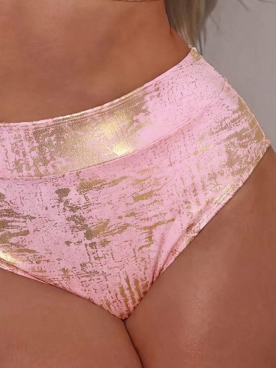 SHEIN DWUCZĘŚCIOWY STRÓJ KĄPIELOWY S09__L