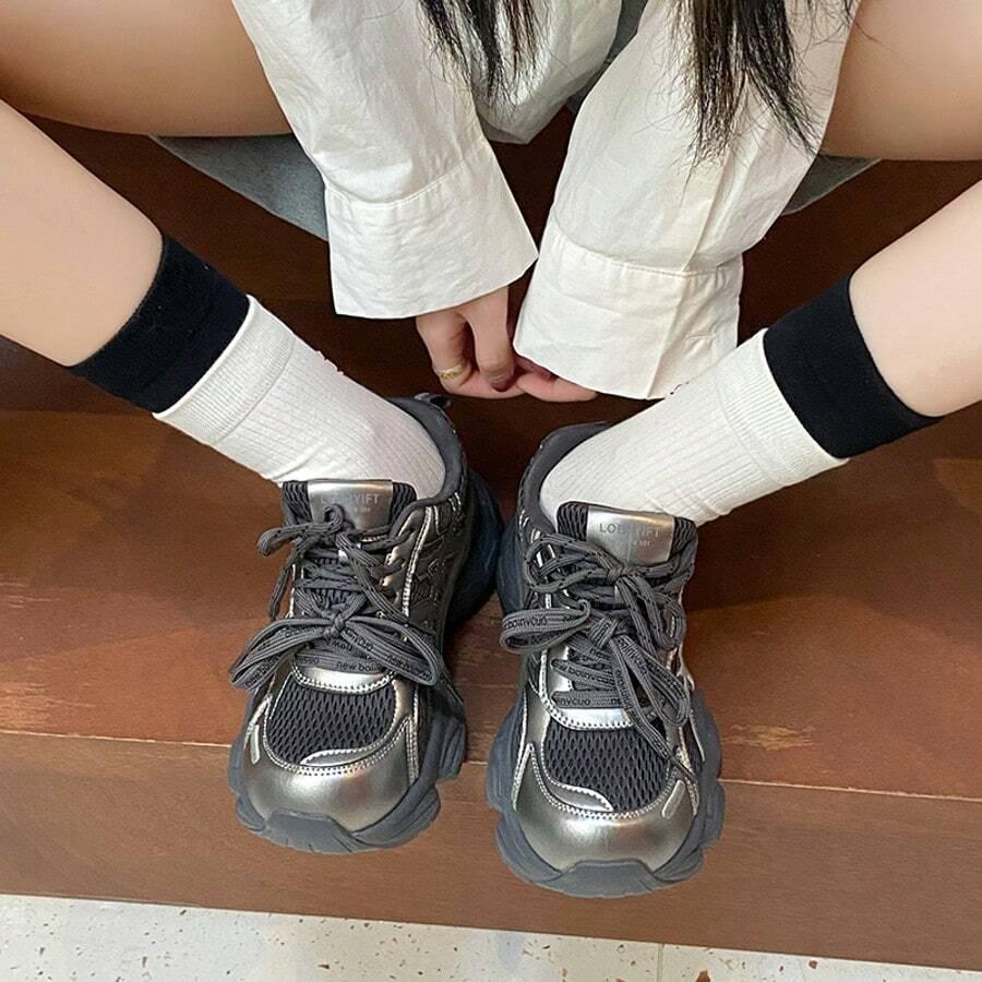 SHEIN SZNUROWANE BUTY SPORTOWE S06__35,5