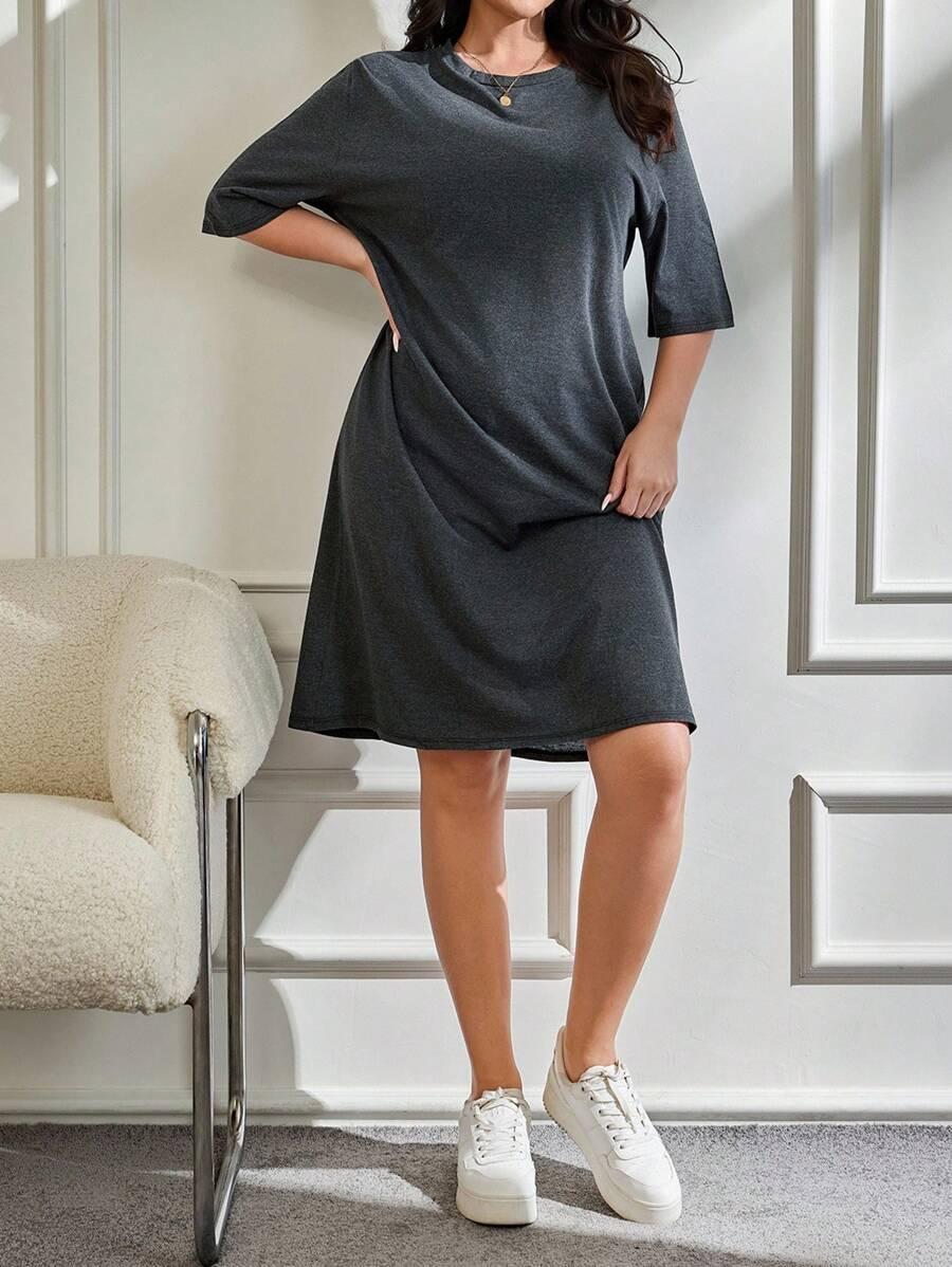 SHEIN BAWEŁNIANA SUKIENKA KRÓTKI RĘKAW 3-PACK PK01__XL