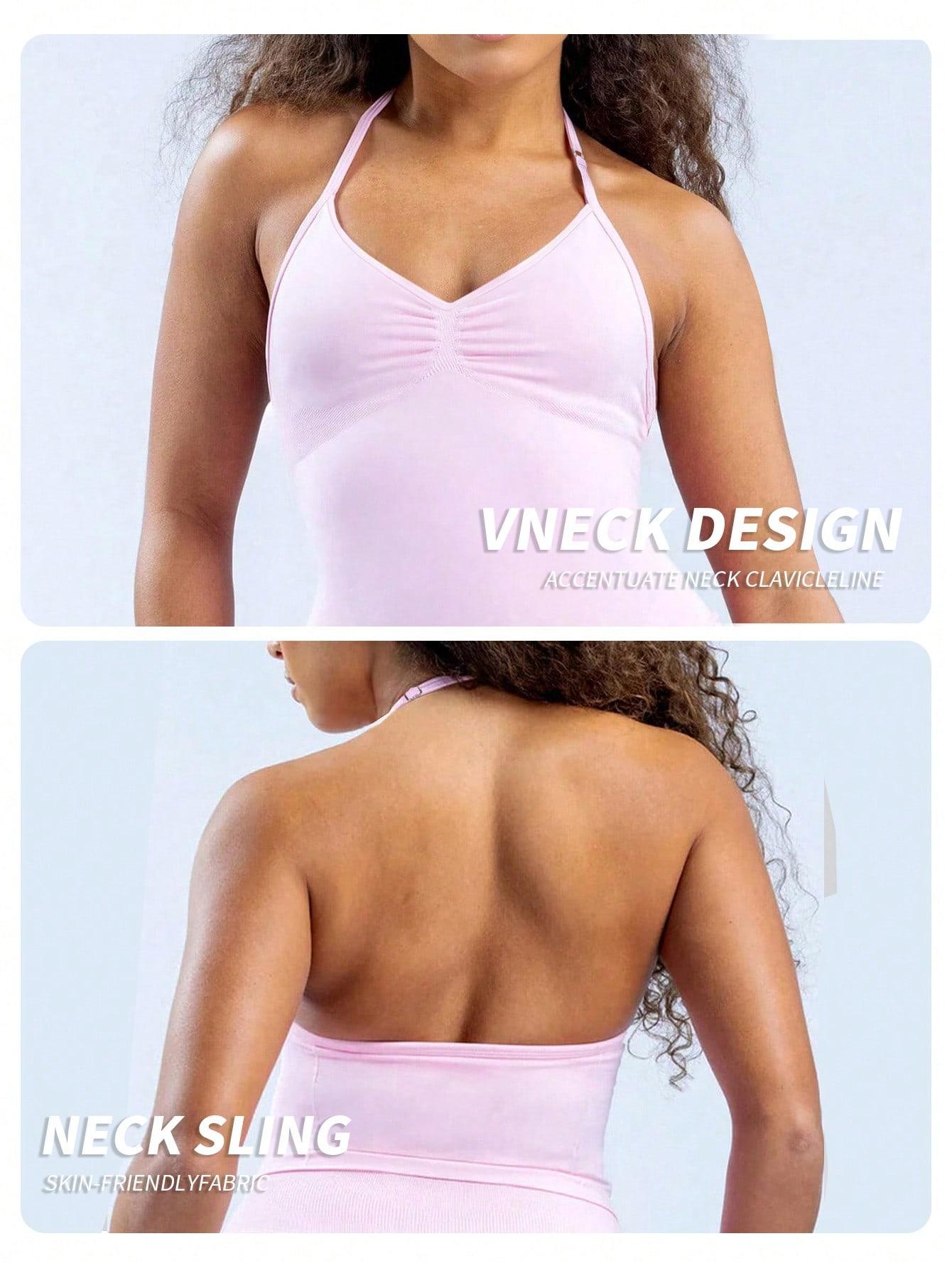 SHEIN RÓŻOWY TOP SPORTOWY S06__S