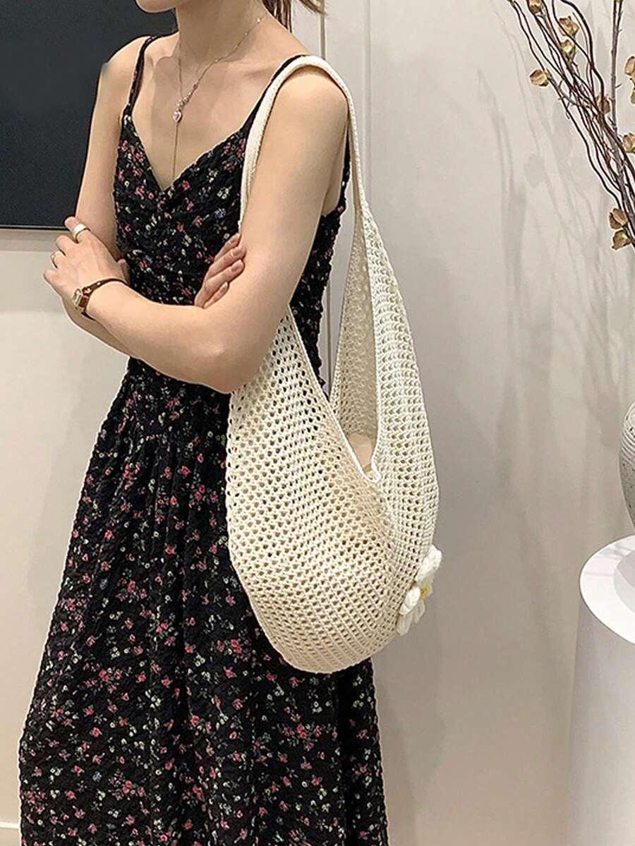 SHEIN KREMOWA TORBA SPLOT S07__37X27