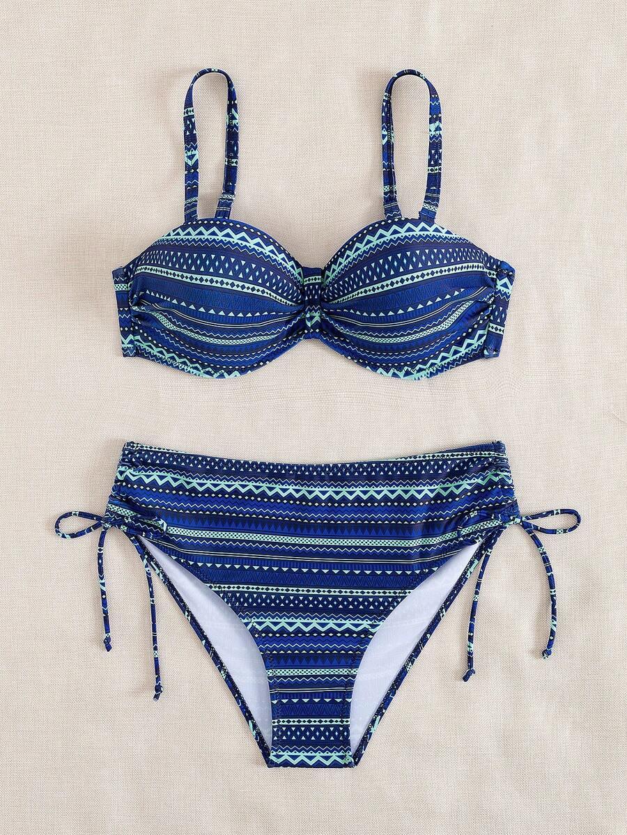 SHEIN DWUCZĘŚCIOWY STRÓJ KĄPIELOWY S09__XXL