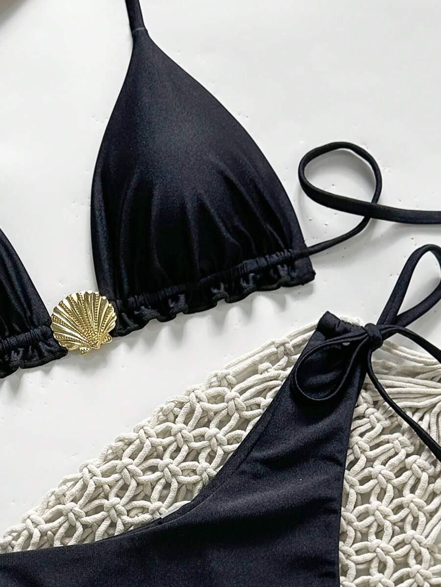 SWIM VCAY GÓRA OD BIKINI ZDOBIENIE MARSZCZENIE PK01__L