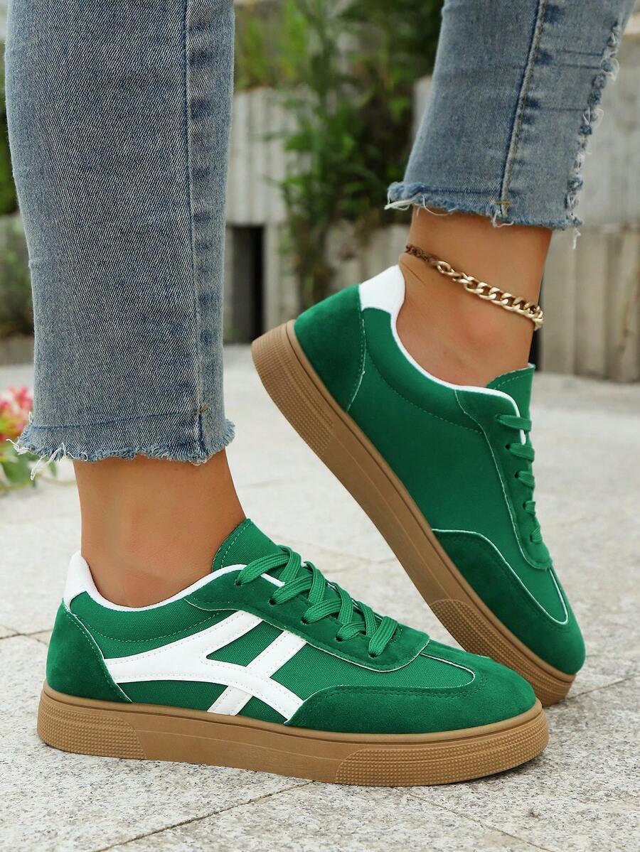 SHEIN ZIELONE BUTY SPORTOWE S06__39