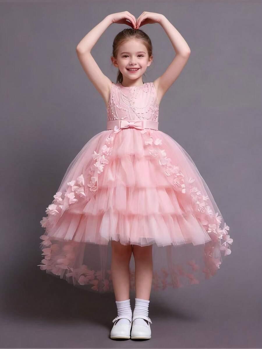 SHEIN RÓŻOWA SUKIENKA TIUL S06__140