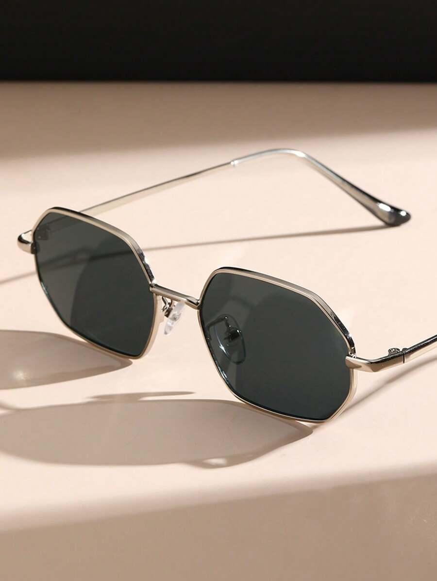 SHEIN OKULARY PRZECIWSŁONECZNE CZARNE SZKŁA S07__