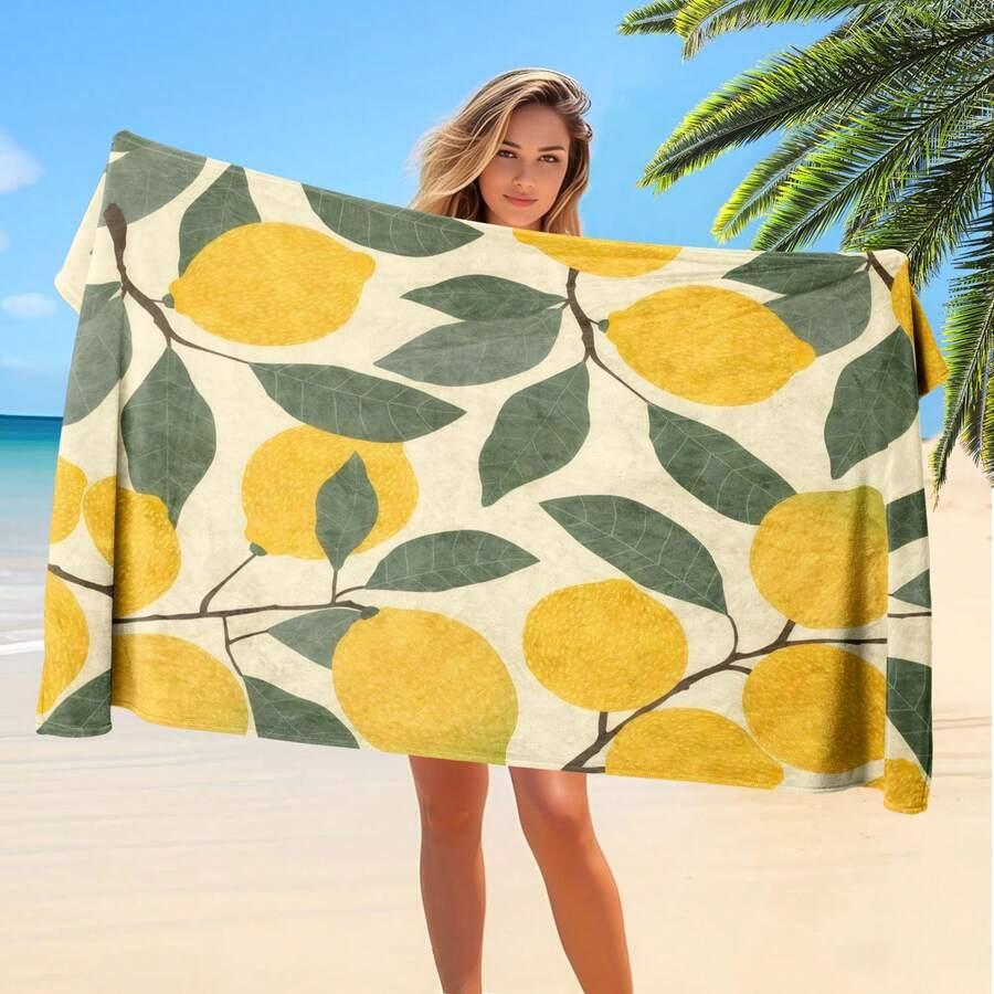 SHEIN RĘCZNIK PLAŻOWY WZÓR S07__75X150