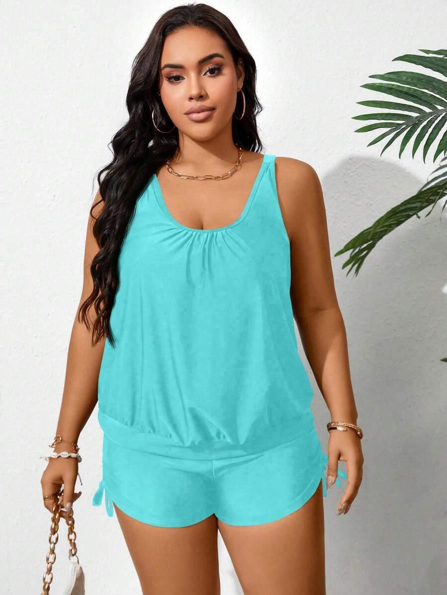 SHEIN GÓRA OD STROJU TANKINI PK01__46