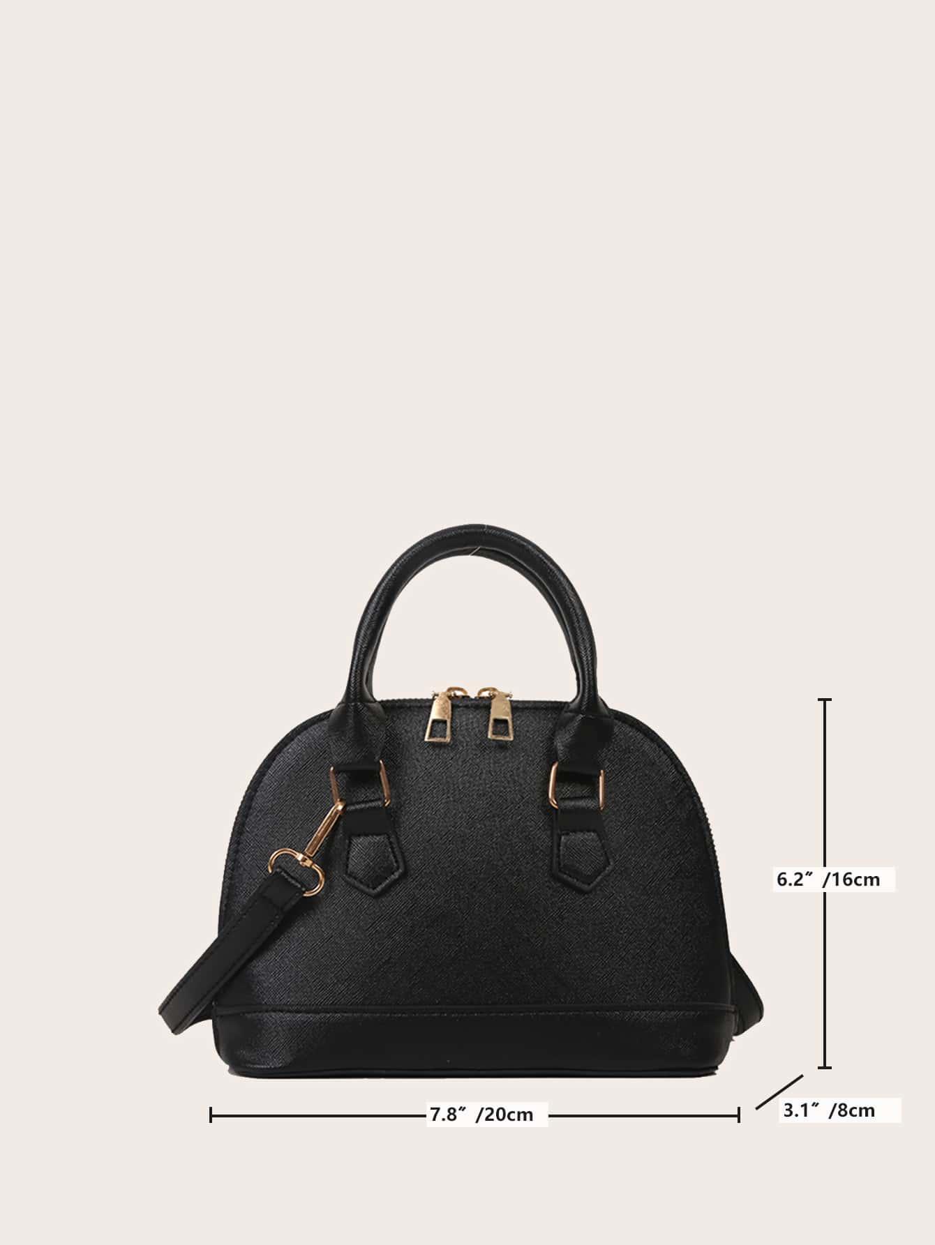 SHEIN CZARNA TOREBKA KUFEREK S07__20X8X16CM