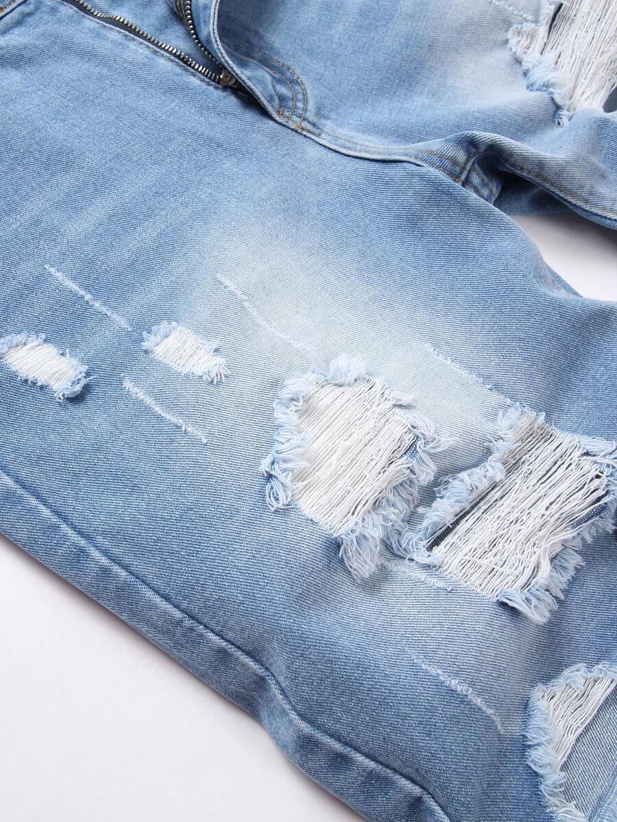 SHEIN NIEBIESKIE SPODENKI JEANS S06__S
