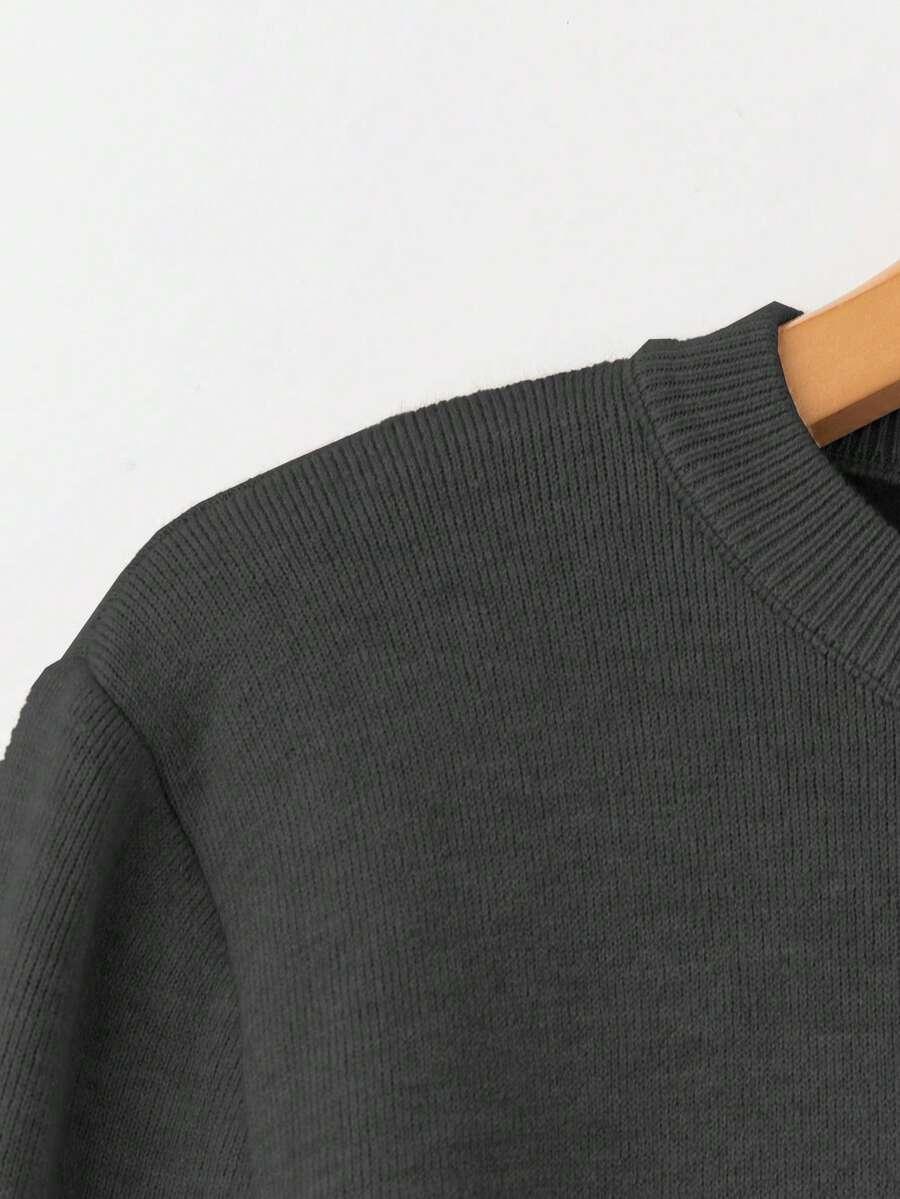 SHEIN CZARNA BLUZKA DŁUGI RĘKAW S06__S