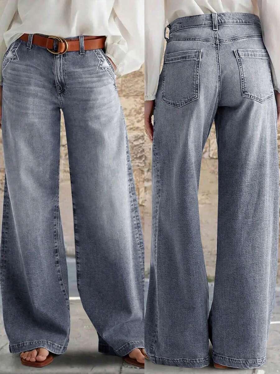 SHEIN SZARE SPODNIE JEANS S06__XL