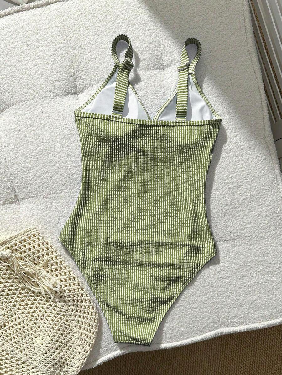 SWIM LUSHOIRE JEDNOCZĘŚCIOWY STRÓJ KĄPIELOWY W PASKI S09__S