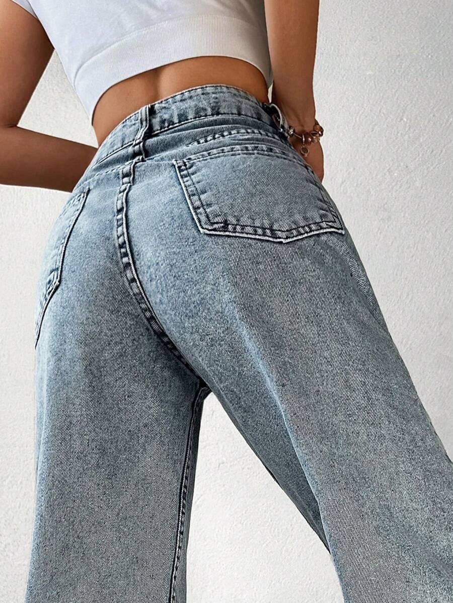 SHEIN NIEBIESKIE SPODNIE JEANS S06__M