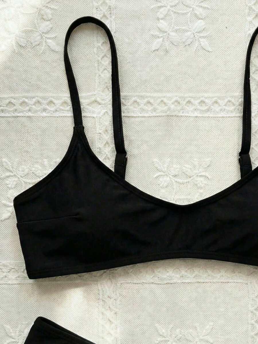 SHEIN DWUCZĘŚCIOWY STRÓJ KĄPIELOWY S09__M