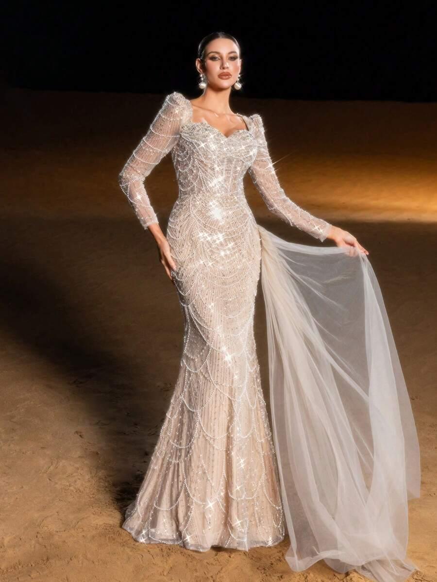 FARIESTY MAXI SUKIENKA ZDOBIENIE S06__M