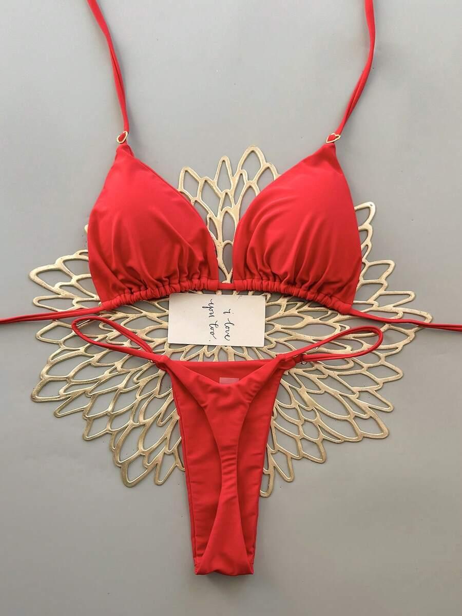 SHEIN DWUCZĘŚCIOWY STRÓJ KĄPIELOWY S09__XS