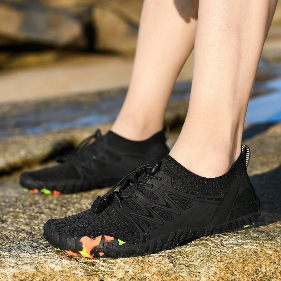 SHEIN CZARNE WSUWANE BUTY PLAŻOWE S06__42