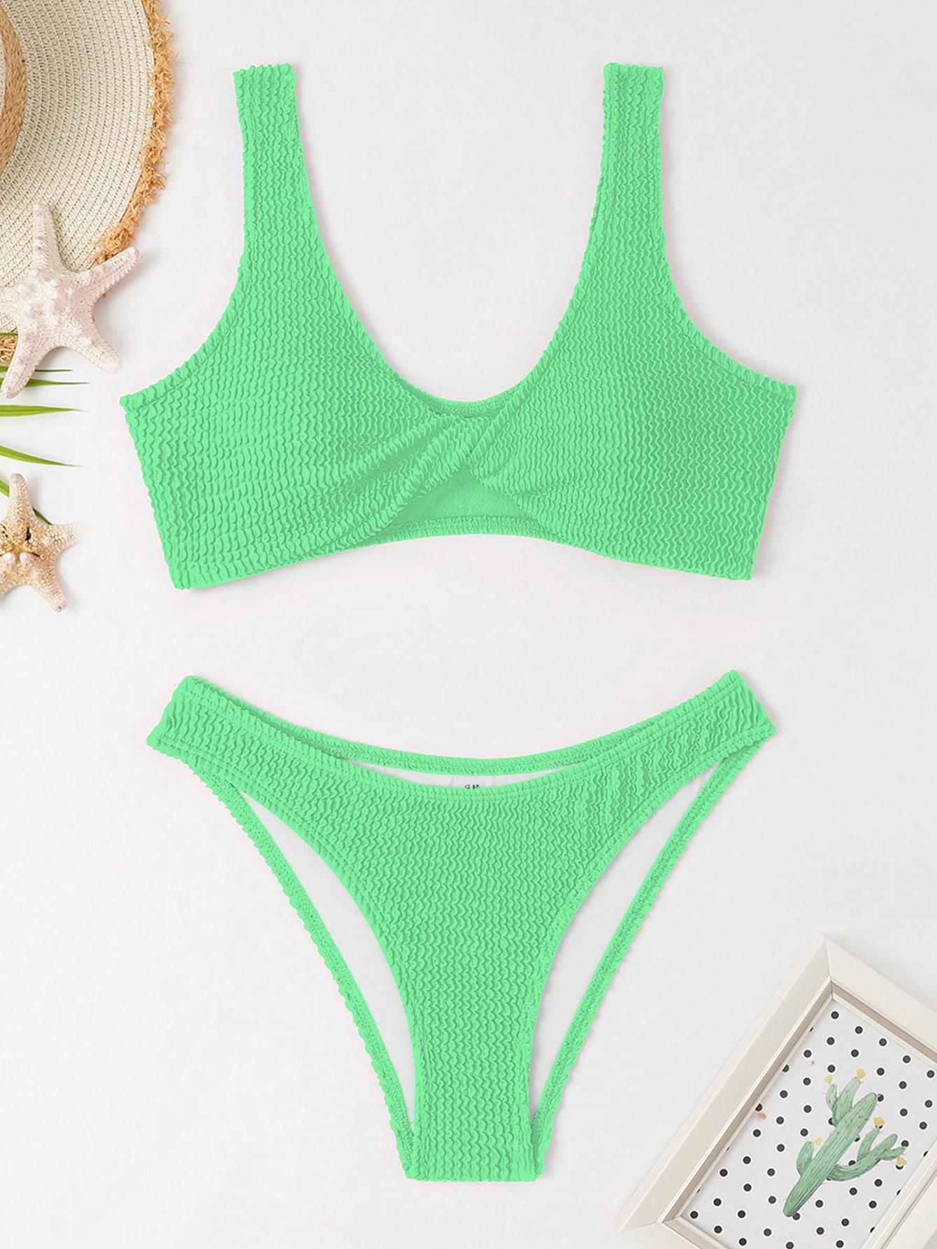 SHEIN DWUCZĘŚCIOWY STRÓJ KĄPIELOWY S09__S