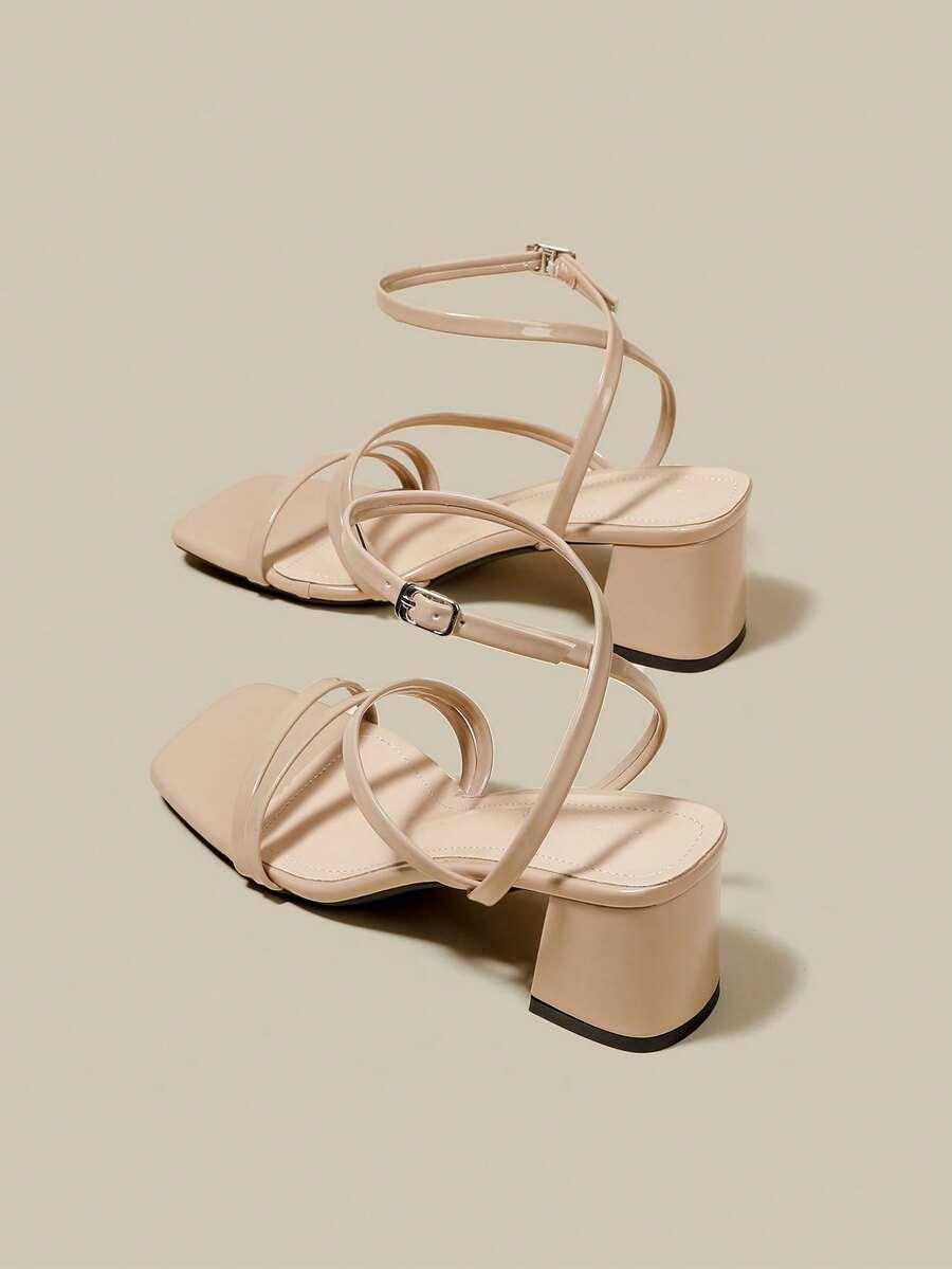 MANLUZI BEŻOWE SANDAŁY OBCAS S06__36