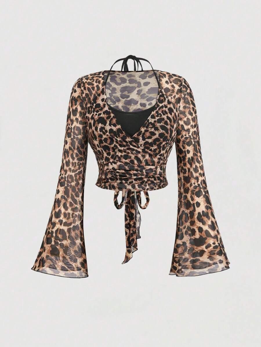 SHEIN CZARNY TOP NA RAMIĄCZKACH S06__XXL
