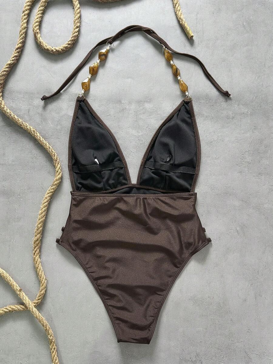 SHEIN JEDNOCZĘŚCIOWY STRÓJ KĄPIELOWY S09__XL