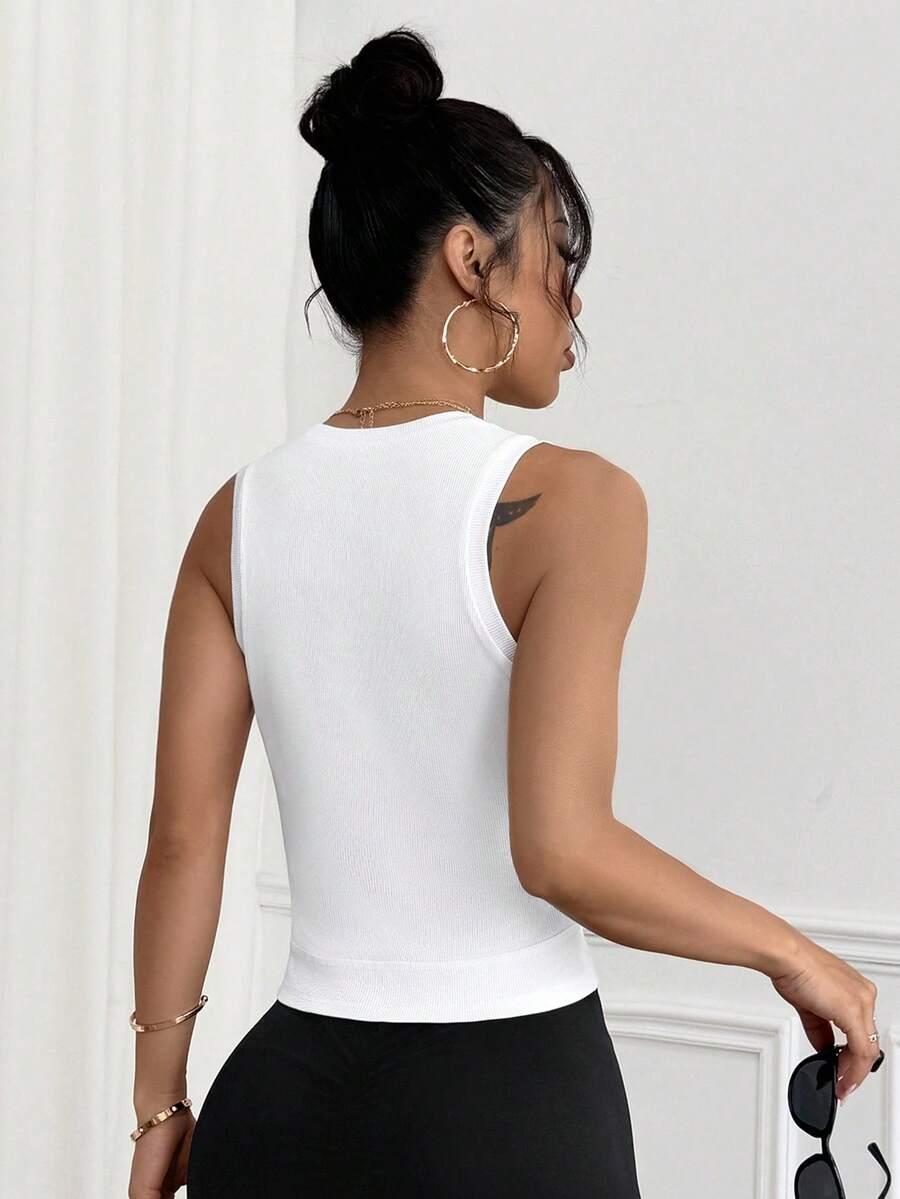 SHEIN BIAŁY PRĄŻKOWANY TOP S06__S
