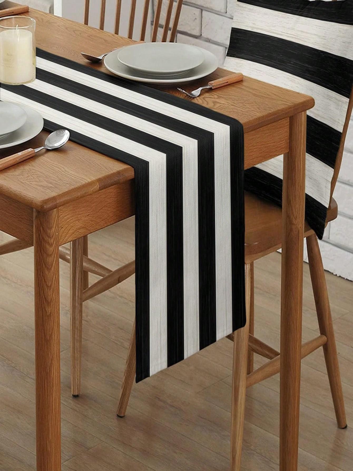 SHEIN BIEŻNIK NA STÓŁ W PASKI S07__200X33