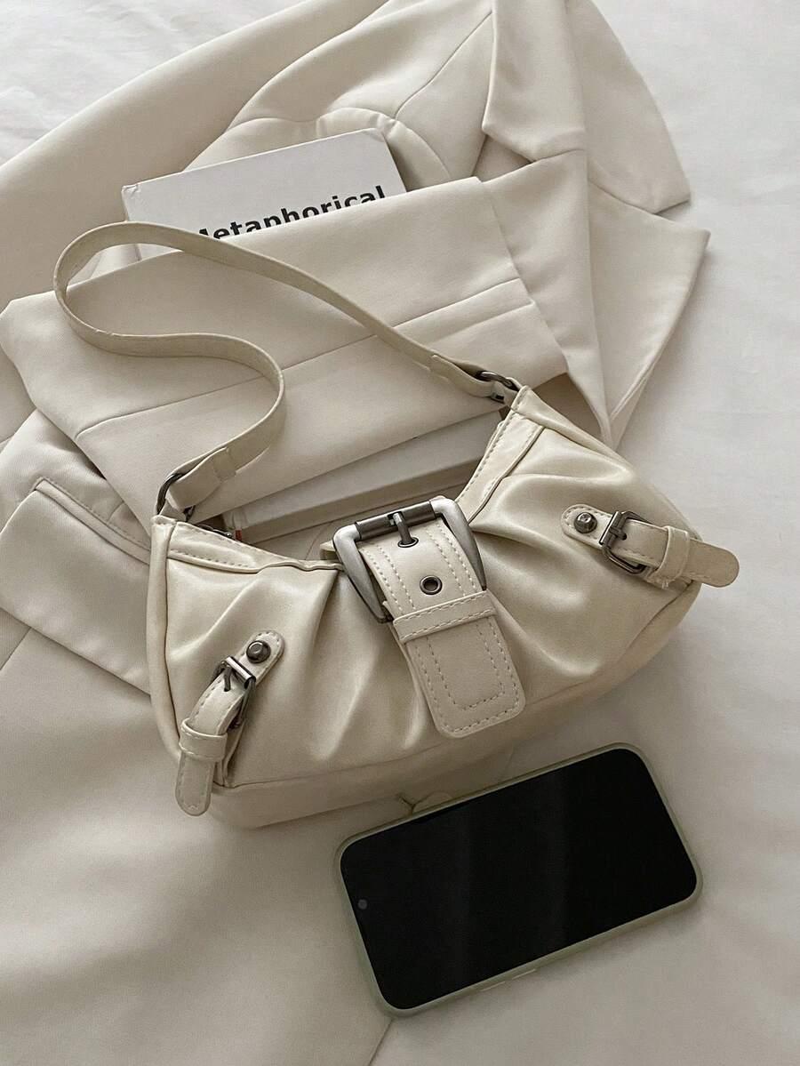 SHEIN BEŻOWA TOREBKA NA RAMIĘ S07__15X25