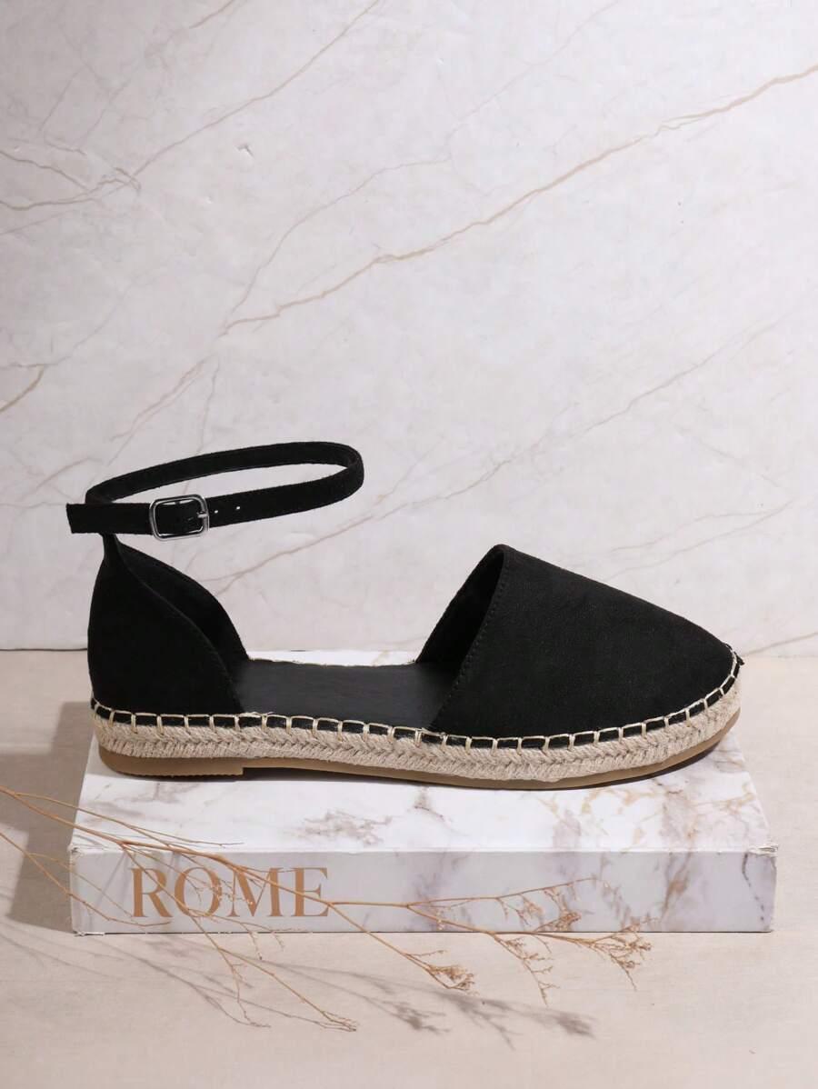 SHEIN CZARNE ESPADRYLE SPRZĄCZKA S06__41
