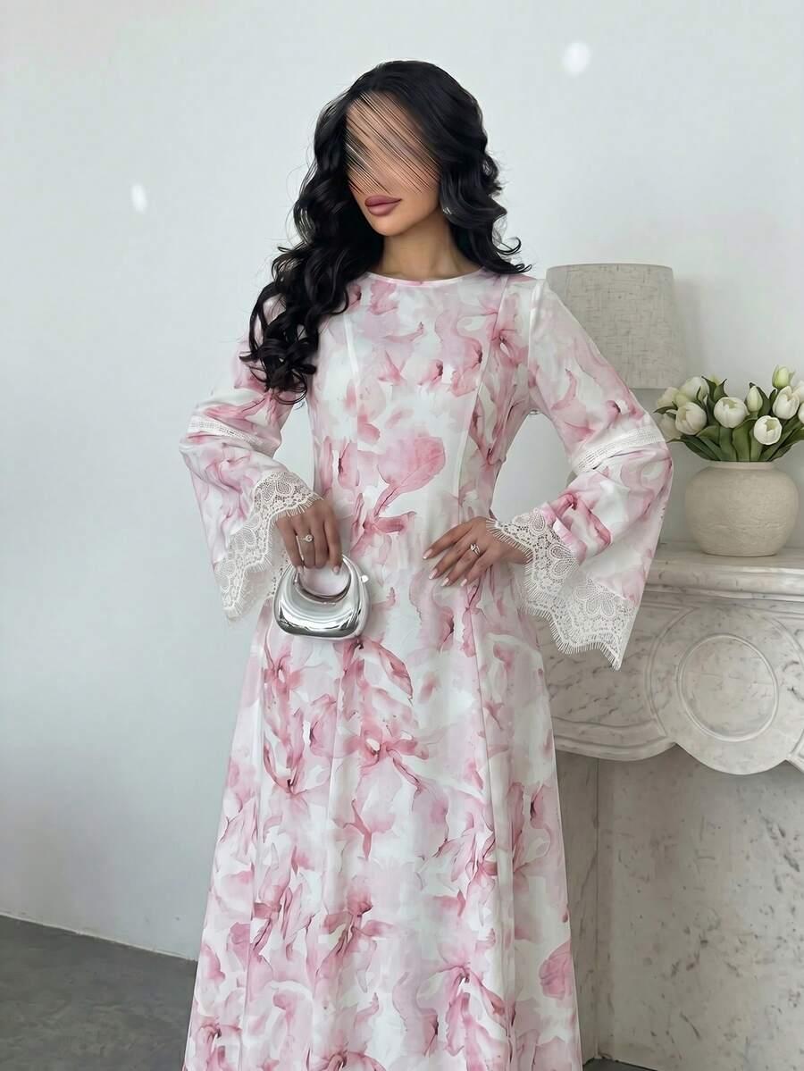 YASMYNA MAXI SUKIENKA KWIATY S06__L