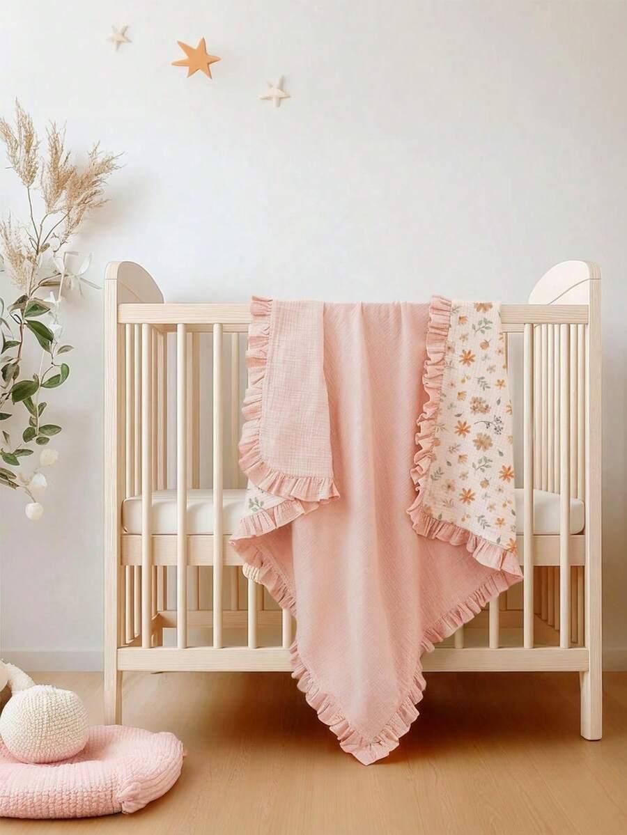 SHEIN KOC WZÓR KWIATY S07__100X80