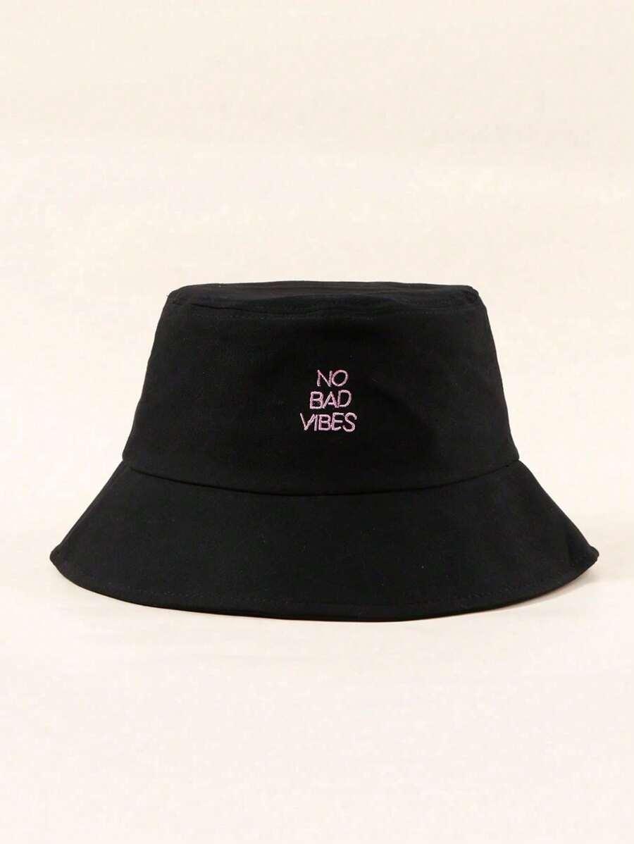 SHEIN CZARNY KAPELUSZ BUCKET S07__
