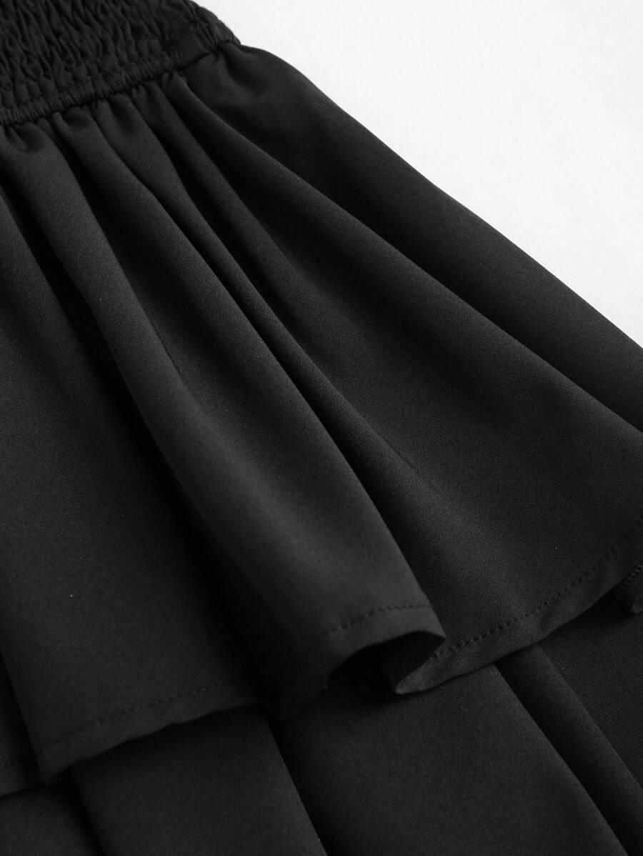 SHEIN CZARNA MINI SUKIENKA S09__XS