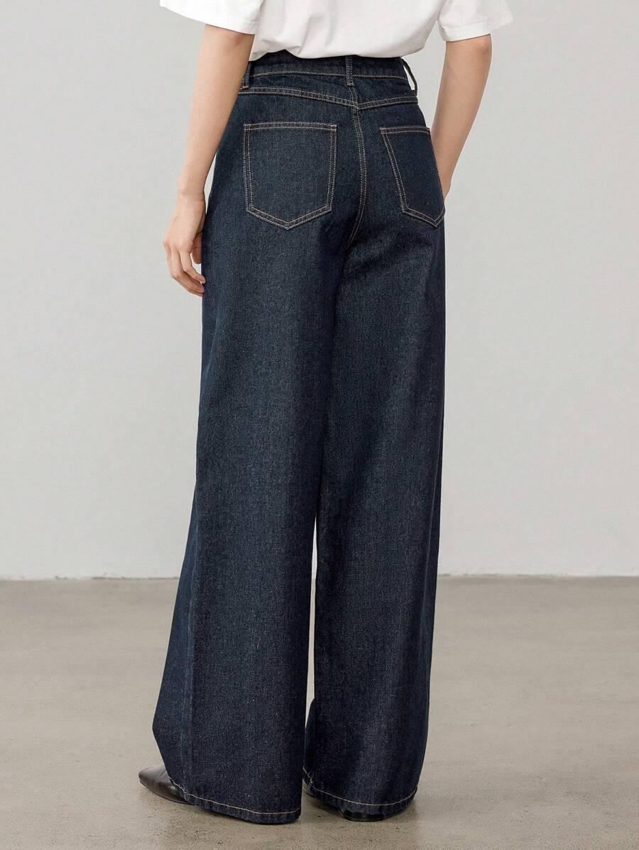 DAZY SPODNIE JEANS PROSTA NOGAWKA S06__M