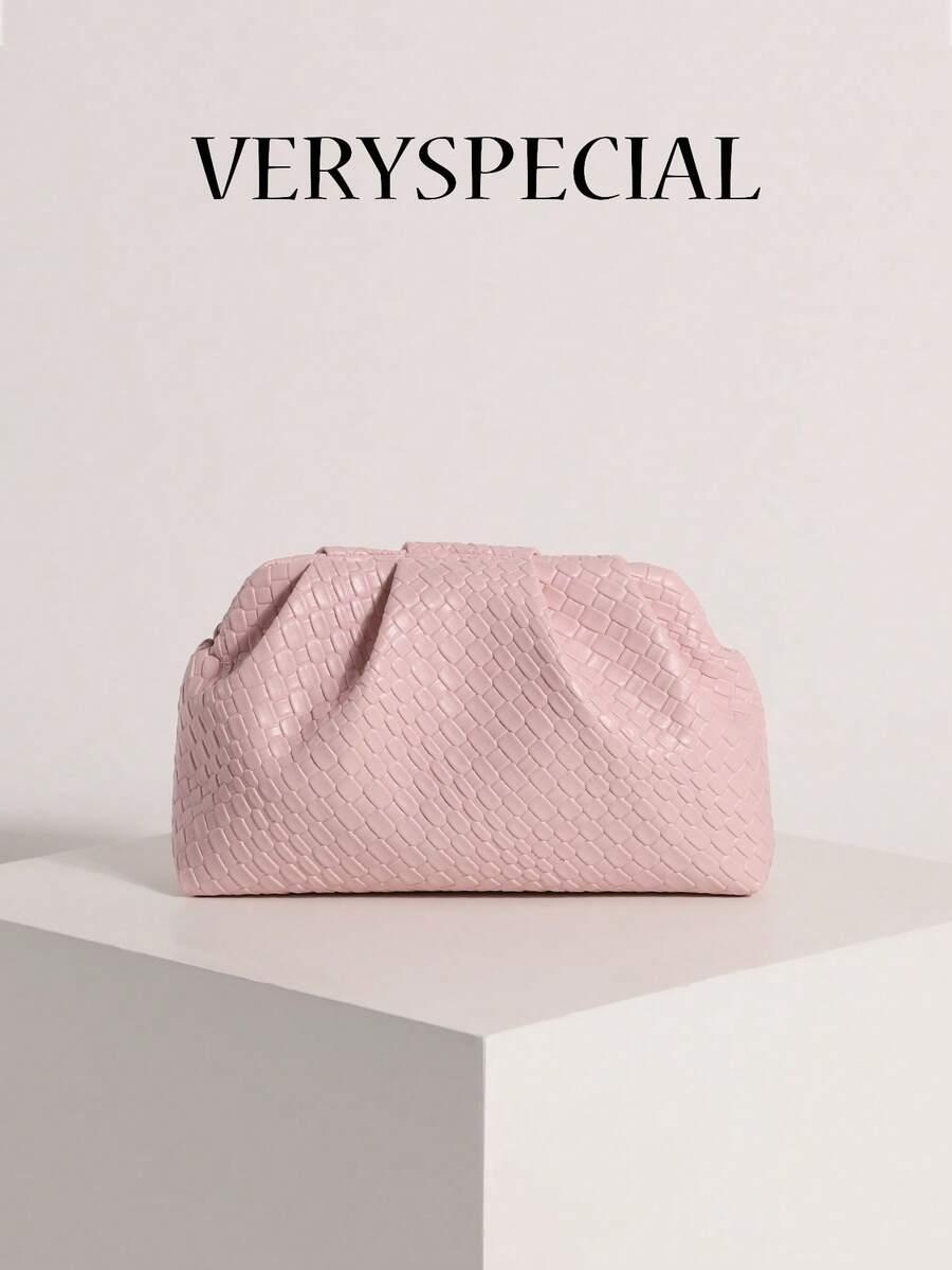 SHEIN RÓŻOWA TOREBKA KOPERTÓWKA S07__6X16X27CM