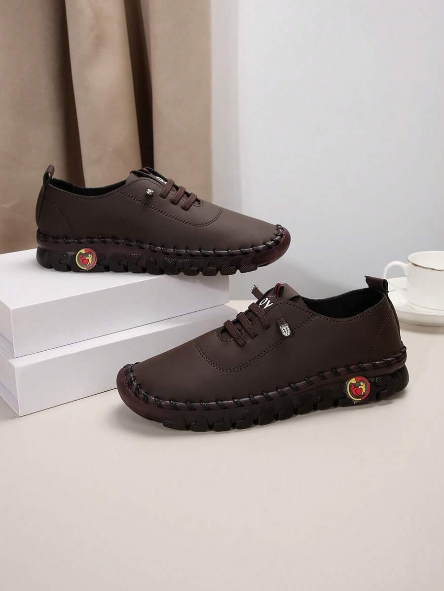 SHEIN BRĄZOWE PŁASKIE BUTY S06__38
